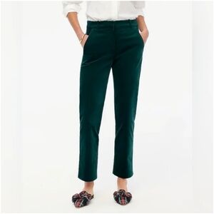 J Crew Kallie Emerald Green Women's Pants